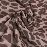 Women's Fashion Sexy Deep V Leopard Print Slit Bodycon Dress