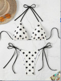 Women's Tie-Detail Sexy Spring Beach Bikini Set