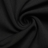 Women Elegant Color-Blocked Long-Sleeve Jumpsuit