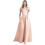 Women One-Shoulder Birthday Formal Party Elegant Dress（Processing time need 3-6 days）