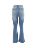 Women's High-Waist Butt Lift Slim Fit Stretch Tight-Fitting Sexy Denim Pants