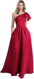 Women One-Shoulder Birthday Formal Party Elegant Dress（Processing time need 3-6 days）