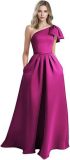 Women One-Shoulder Birthday Formal Party Elegant Dress（Processing time need 3-6 days）