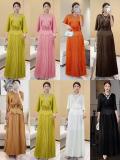 Autumn Women's Luxury Rhinestone Pleated Loose African Fashion Plus Size Wide Leg Pants Set