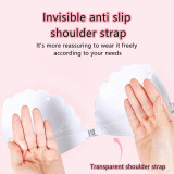 Women Lace Shell-shaped invisible nipple covers with silicone breast pads