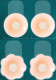 Women Invisible Seamless Silicone Nipple Covers Lifting Breast Patches