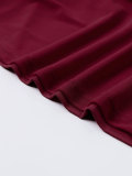 Women Spring/Autumn Mesh Long-Sleeve Off-Shoulder Sexy Backless Strapless Pleated Bodycon Dress