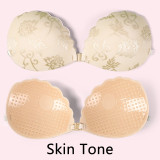 Women Lace Shell-shaped invisible nipple covers with silicone breast pads