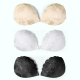Women Lace Shell-shaped invisible nipple covers with silicone breast pads