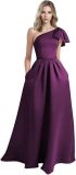 Women One-Shoulder Birthday Formal Party Elegant Dress（Processing time need 3-6 days）