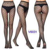 Women's High Stretch Jacquard Fishnet Spider Web Pattern Tights Stocks