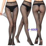 Women's High Stretch Jacquard Fishnet Spider Web Pattern Tights Stocks