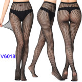 Women's High Stretch Jacquard Fishnet Spider Web Pattern Tights Stocks