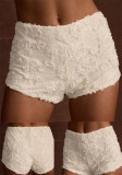 Women's Lace Flower Elastic Waist Slim Fit Sexy Shorts