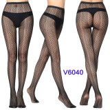 Women's High Stretch Jacquard Fishnet Spider Web Pattern Tights Stocks
