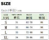 Women's Summer Print Color Block Elastic Waist Slim Fit Casual Shorts