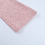 Women's Sexy Lace Strappy Sleeveless Flowy Jumpsuit