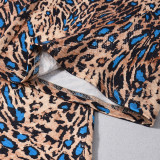 Women's Printed Trendy Stretch Bell Bottom Tapered Pants