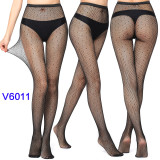 Women's High Stretch Jacquard Fishnet Spider Web Pattern Tights Stocks