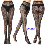 Women's High Stretch Jacquard Fishnet Spider Web Pattern Tights Stocks