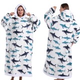 Men's Autumn & Winter Hooded Blanket Thermal Coat