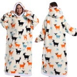 Men's Autumn & Winter Hooded Blanket Thermal Coat