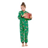 Christmas Autumn & Winter Family Wear Hooded Printed Jumpsuit