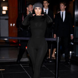 Autumn Winter Women's Fashion Long Sleeve Solid Color Patchwork Bodysuit Top and Pants Set