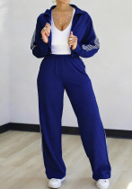Autumn Women's Casual Tracksuit Sport Home Wear Two-Piece Pants Set Autumn Women's Casual Tracksuit Sport Home Wear Two-Piece Pants Set