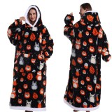 Men's Autumn & Winter Hooded Blanket Thermal Coat