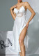 Women Sexy Lace Patchwork Removable Padded Multi-Color Camisole Split Nightgown