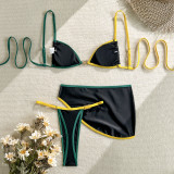 Women's Fashion Sexy Three-Piece Bikini Swimsuit