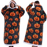 Men's Autumn & Winter Hooded Blanket Thermal Coat