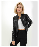 Winter Women's Slim Fit Leather Jacket