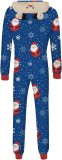 Christmas Family Wear Hooded Printed Casual Jumpsuit Loungewear