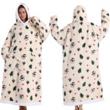 Men's Autumn & Winter Hooded Blanket Thermal Coat