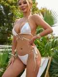 Women's Two Pieces Diamond Bikini Swimsuit