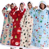 Men's Autumn & Winter Hooded Blanket Thermal Coat