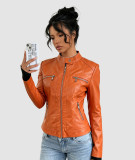 Winter Women's Slim Fit Leather Jacket