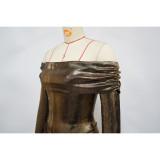 Women's Sexy Off Shoulder Slim Fit Long Sleeve Glossy Long Dress