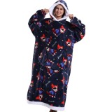 Men's Autumn & Winter Hooded Blanket Thermal Coat