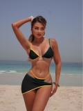 Women's Fashion Sexy Three-Piece Bikini Swimsuit
