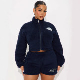 Women's Autumn Winter Outdoor Coral Velvet Homewear Pajama Set（Processing time need 3-6 days）