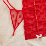 Women See-Through Mesh Sexy Lace Camisole Nightgown Sexy Lingerie