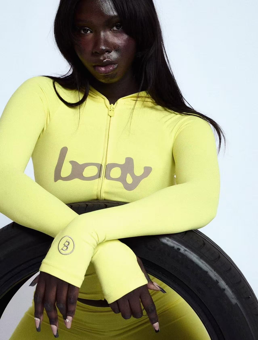 Women leopard print letter print hooded long-sleeved jacket top + printed trousers two-piece set