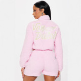 Women's Autumn Winter Outdoor Coral Velvet Homewear Pajama Set（Processing time need 3-6 days）