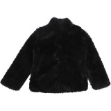 Women's Autumn Winter Fashion Chic High Neck Fluffy Plush Coat