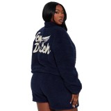 Women's Autumn Winter Outdoor Coral Velvet Homewear Pajama Set（Processing time need 3-6 days）