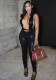 Women Autumn/Winter Sexy Crossover Lace-Up Backless Jumpsuit