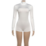 Women's Winter Fashion Chic Elegant Solid Color Fringe Coat and Tight Fitting Jumpsuit Set